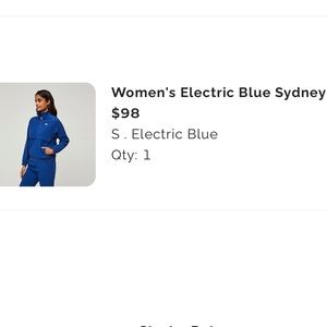 Figs Electric Blue SET +Sydney jacket